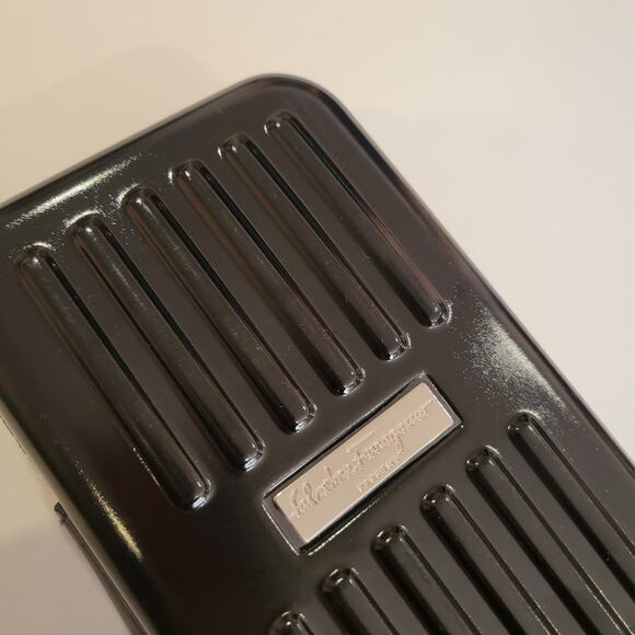 Salvatore Ferragamo EVA AIR Mini Black Zip Travel Case Amenity Toiletry pouch - Picture 5 of 11